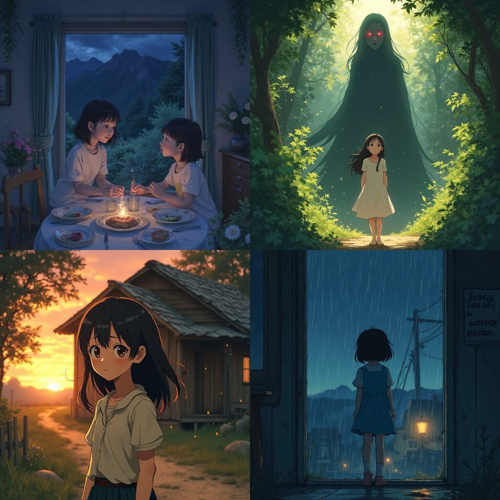 Ghibli Anime Key Visual: Terrifying Mother Figure