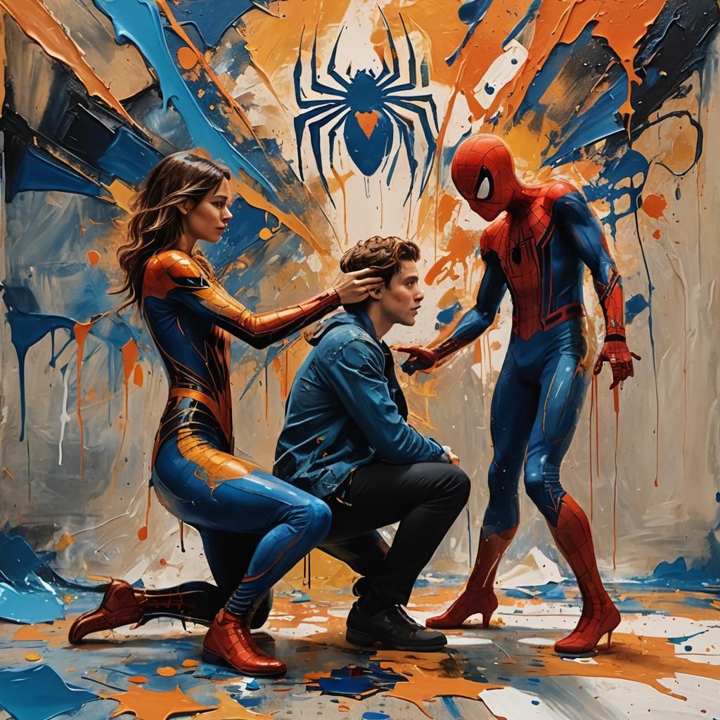 Abstract Expressionist Proposal with Dynamic Composition