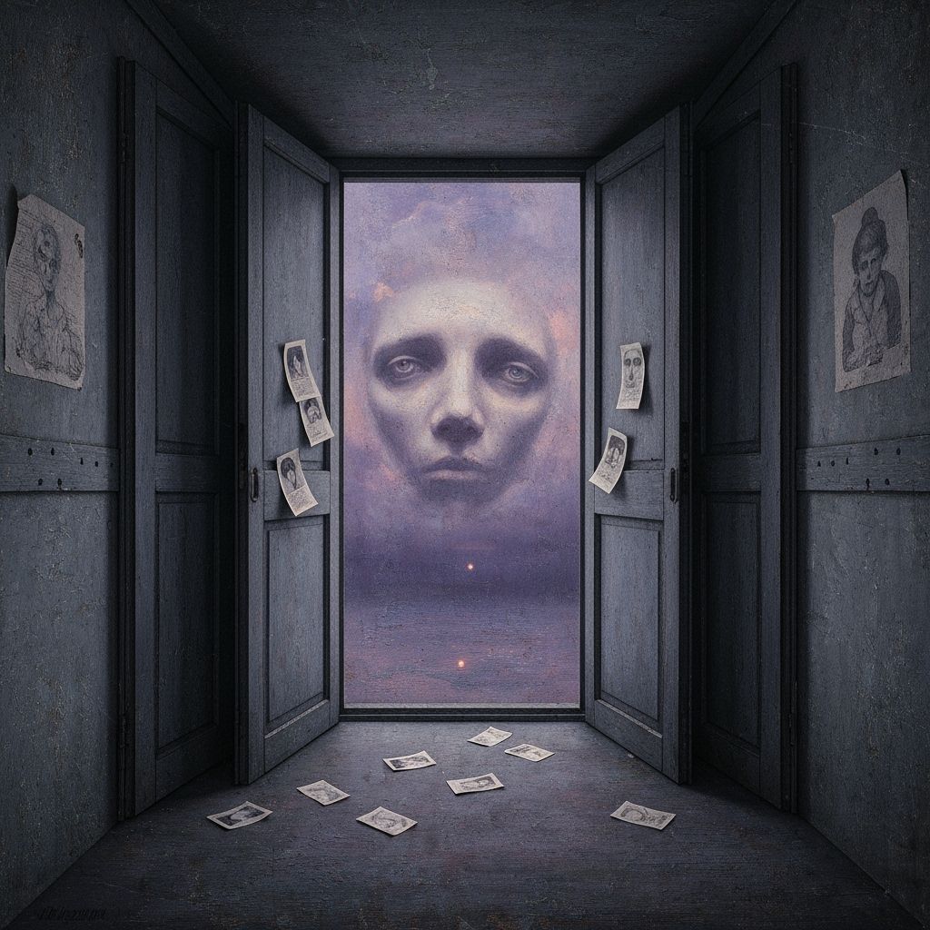 Melancholic Interior Landscape in Victorian Style