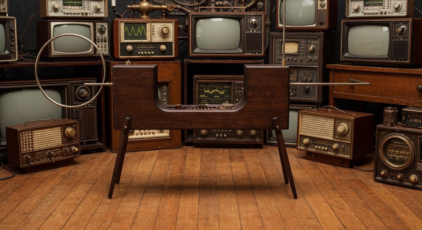 Steampunk Theremin with Vintage Electronics