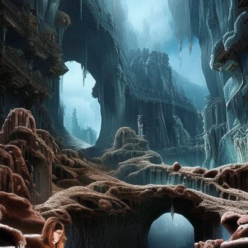 Gorgeous crystal cave