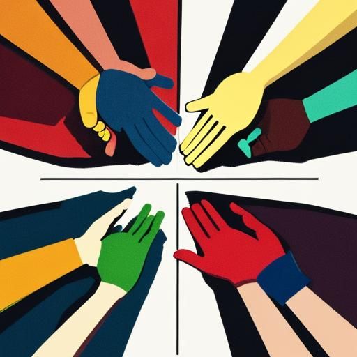 Celebrating Unity: A Group High Five