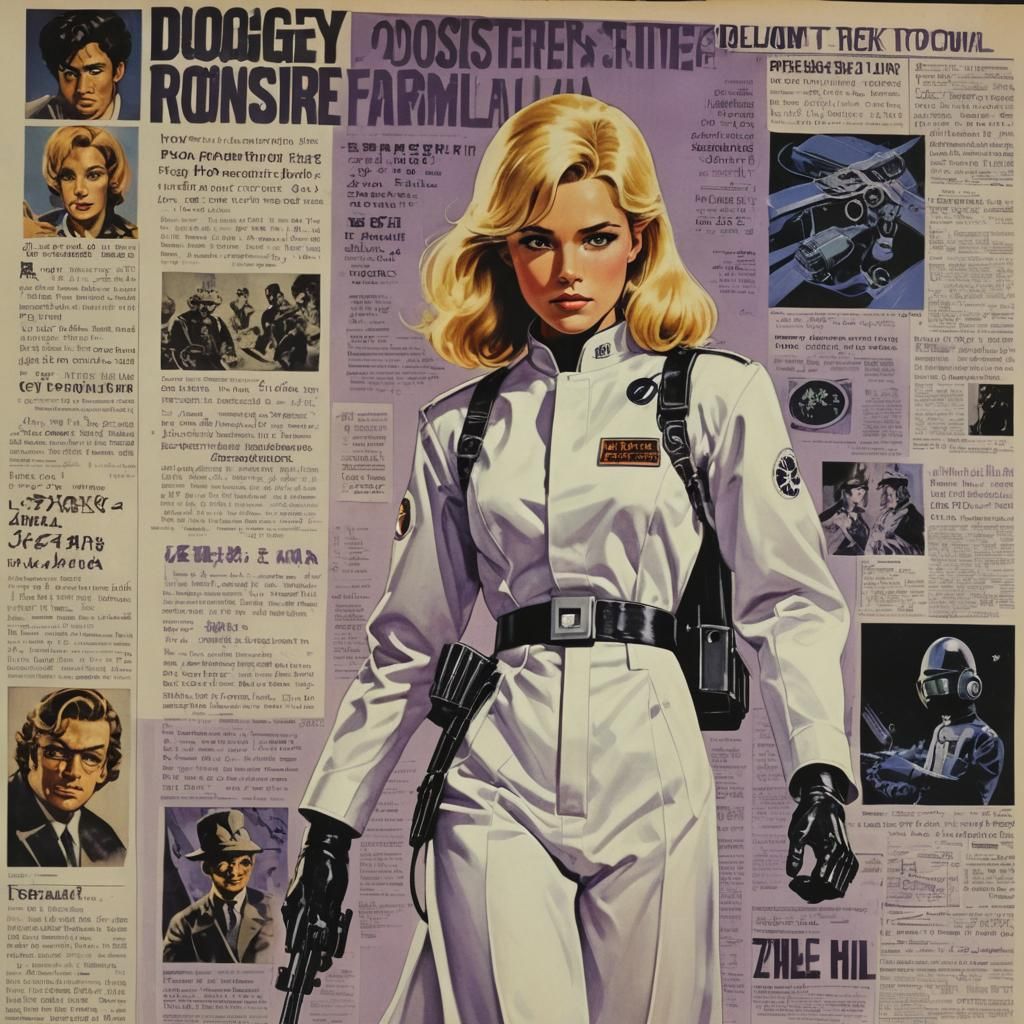 Cybernetic Hero and Ninja Spy Comic Book Adventure