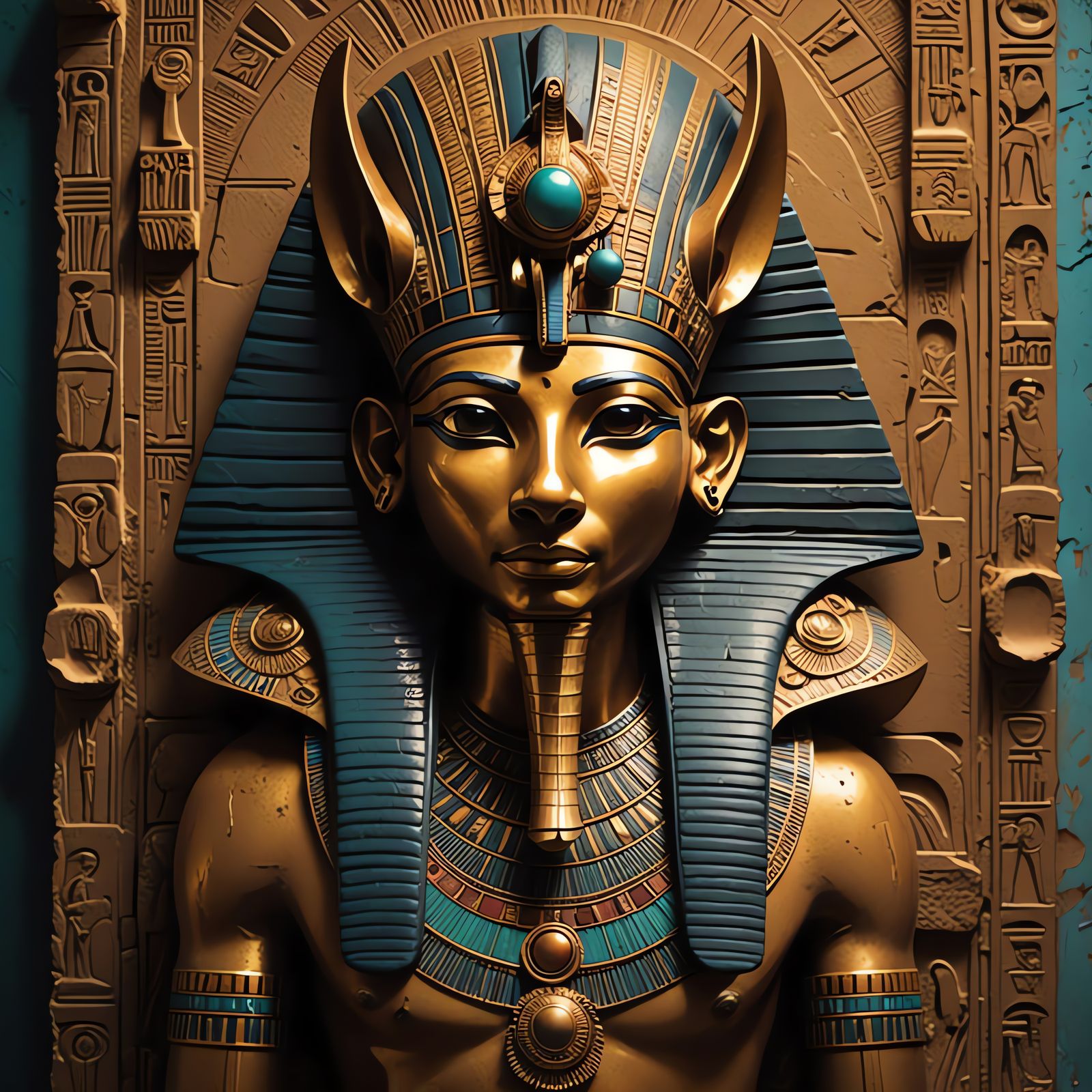 Statue of 1st Dynasty Pharaoh Heruben-Taharqa