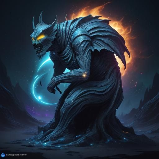 Star Wraith in Deep Space: Fantasy Concept Art