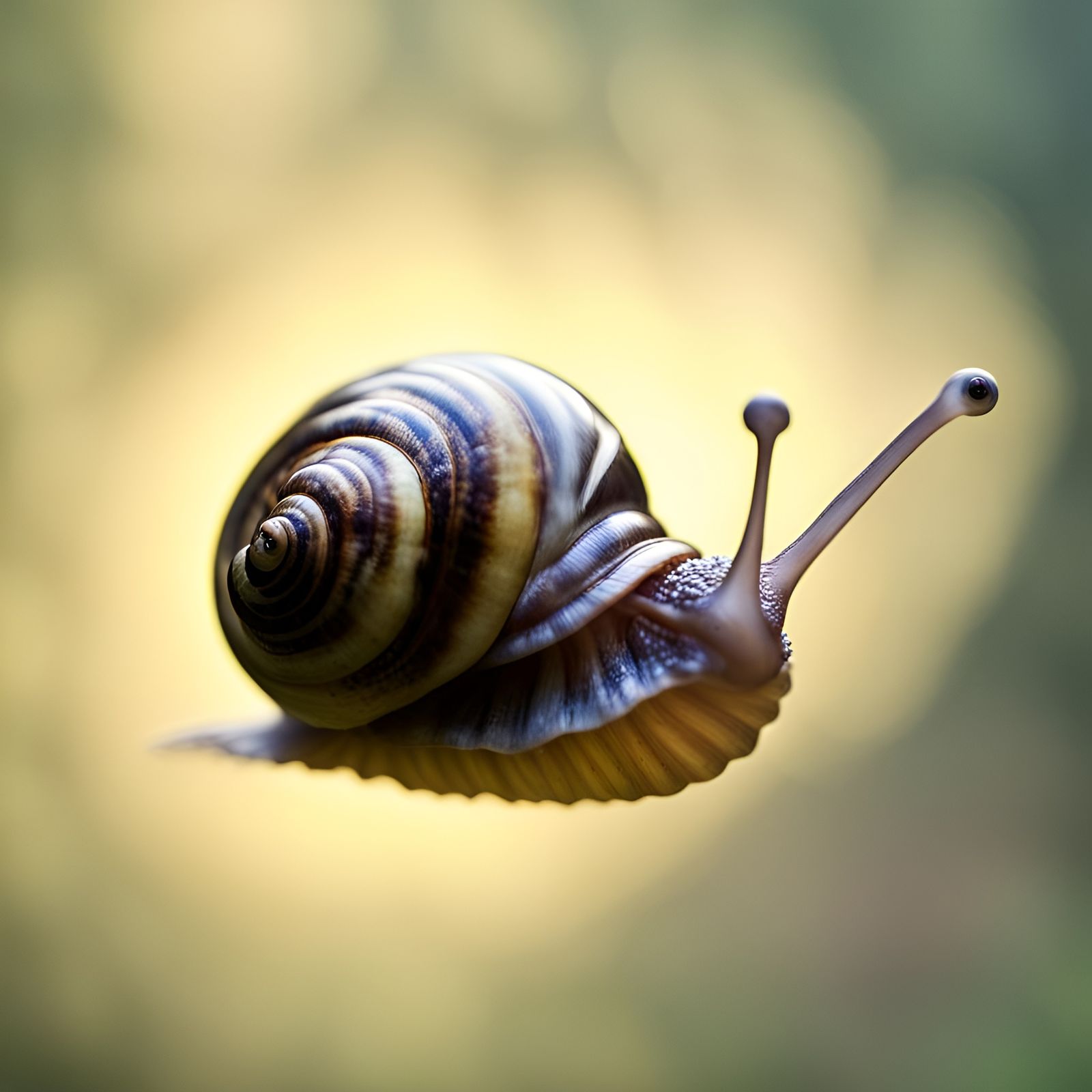 Grinning Snail Parachuting: High-Resolution Ray Tracing