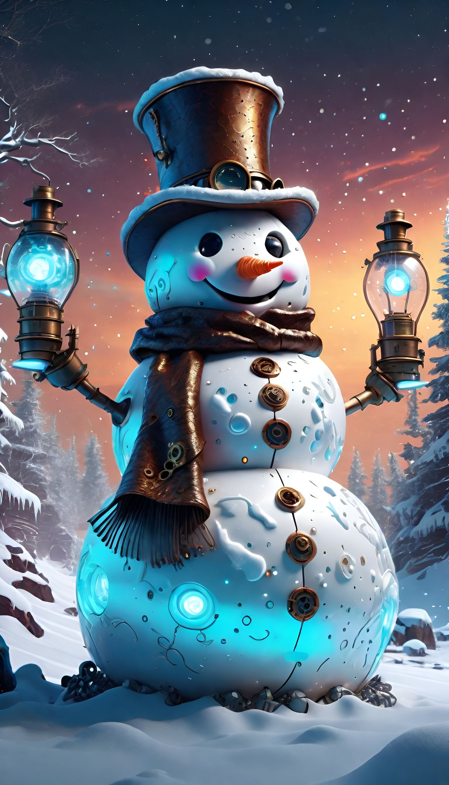 Steampunk Snowman