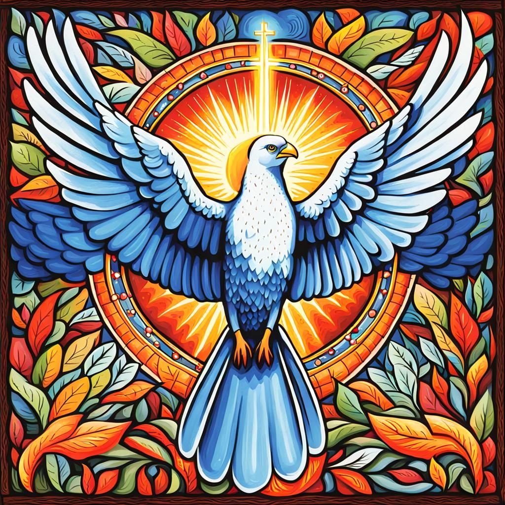 Ethereal Depiction of Divine Wisdom