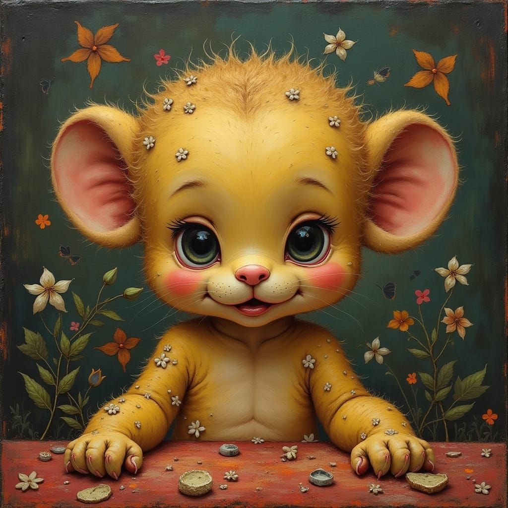 Tumming Drums in a Vibrant Landscape