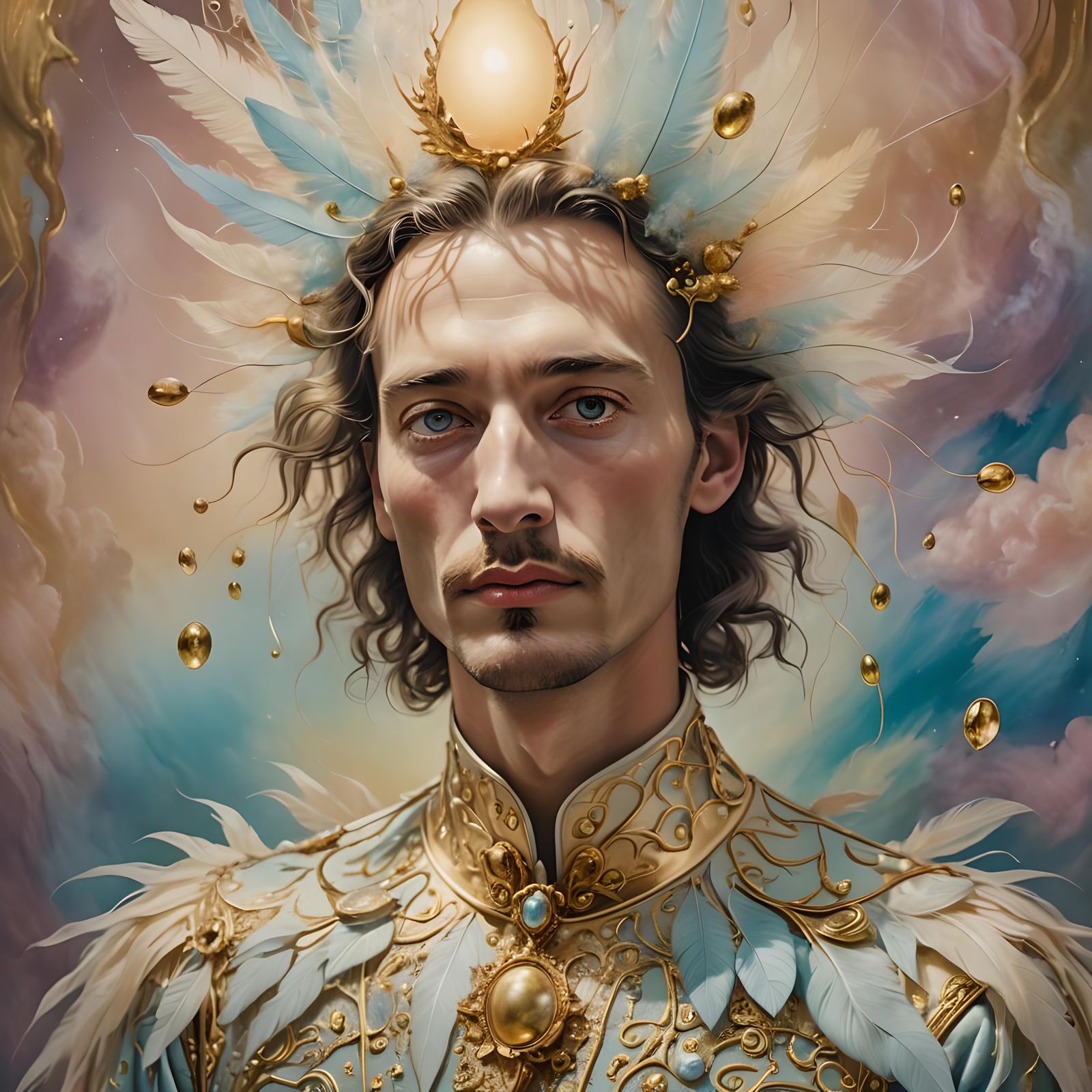 The Birth of Klaus with Divine Aura