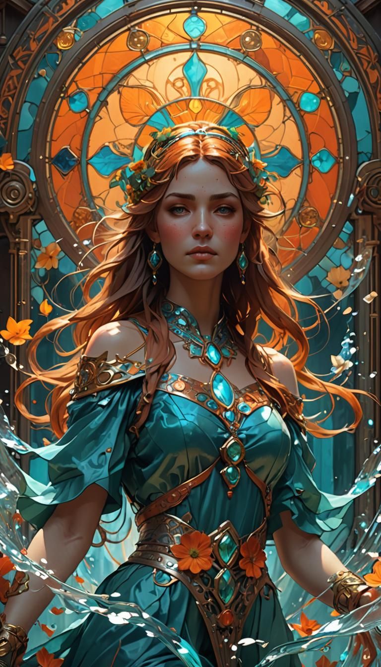 Dynamic Healing Process Concept Art