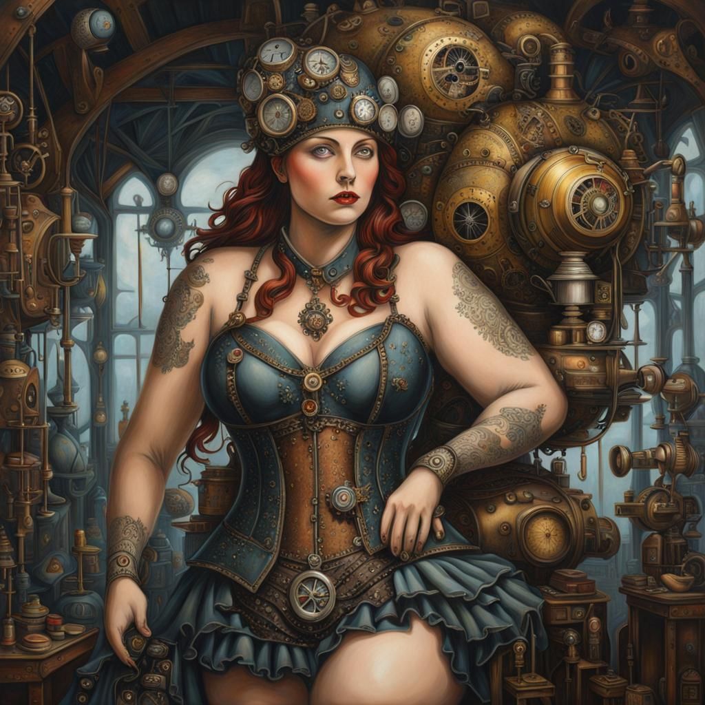 A variation of a theme: "Tighten my corset, automaton."