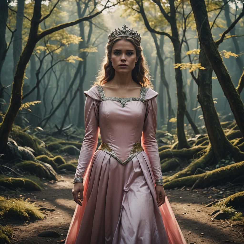 Cinematic Portrait of a Princess in Film Style