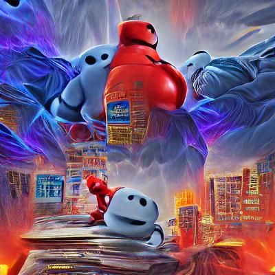 Baymax vs Kool-Aid Man in High Definition