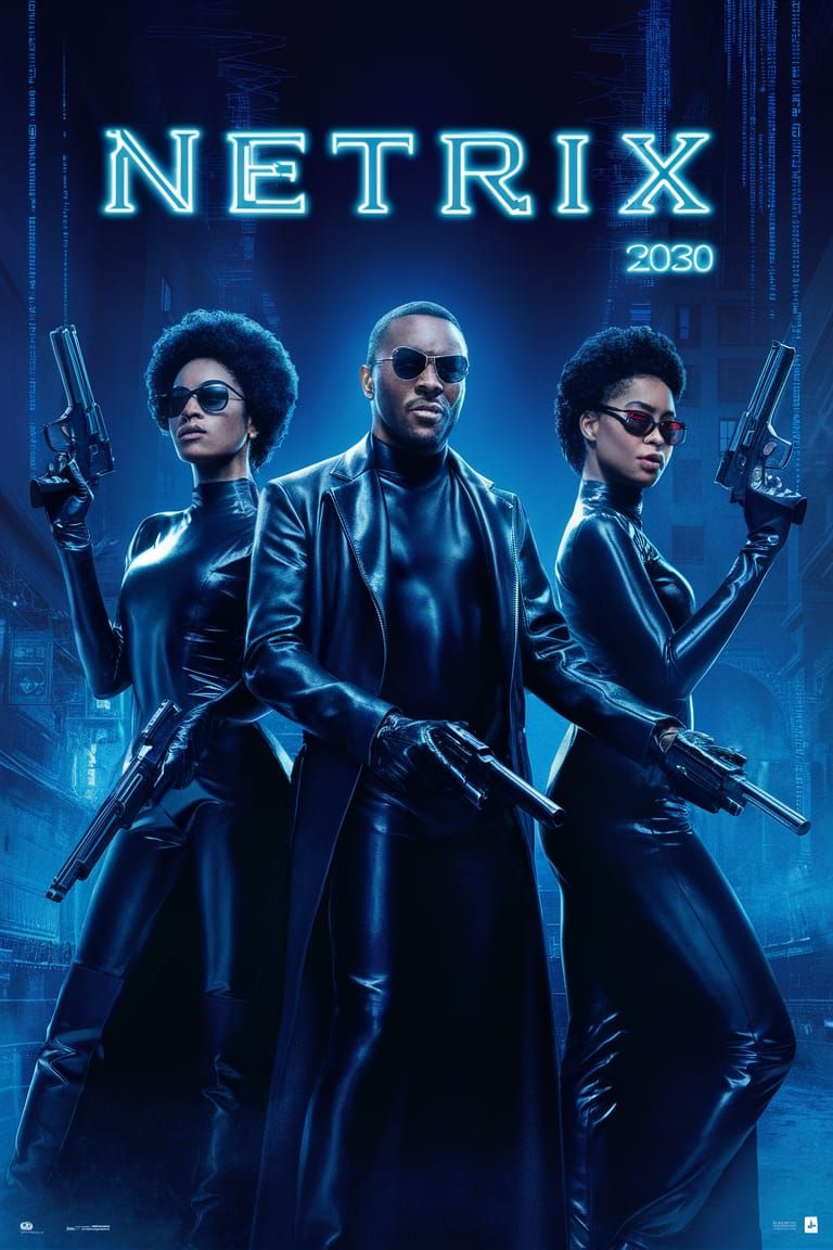 Movie Poster – Ideogram Release Challenge – Netrix 06