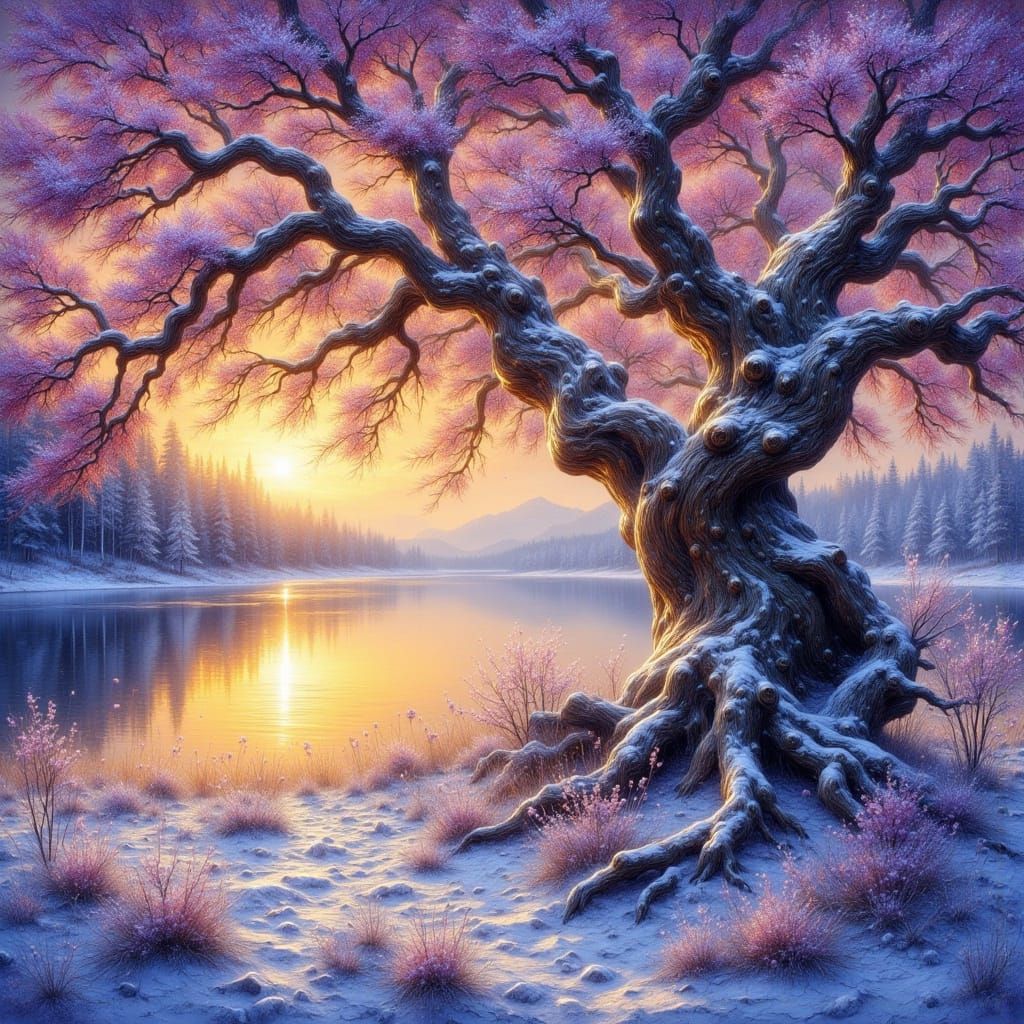 Snowy Winter Landscape