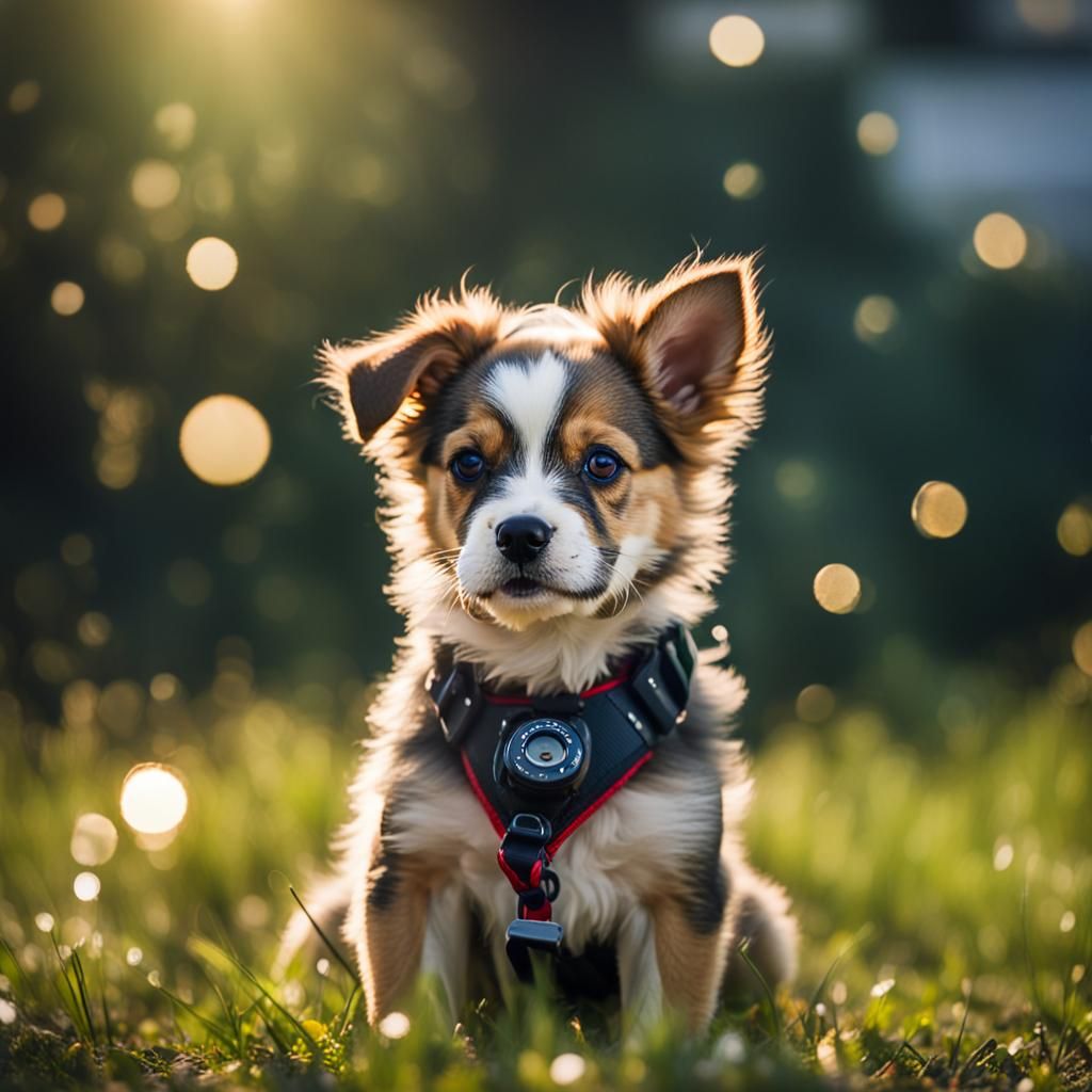 Fanaloka Pup in Natural Lighting, Professional Photography