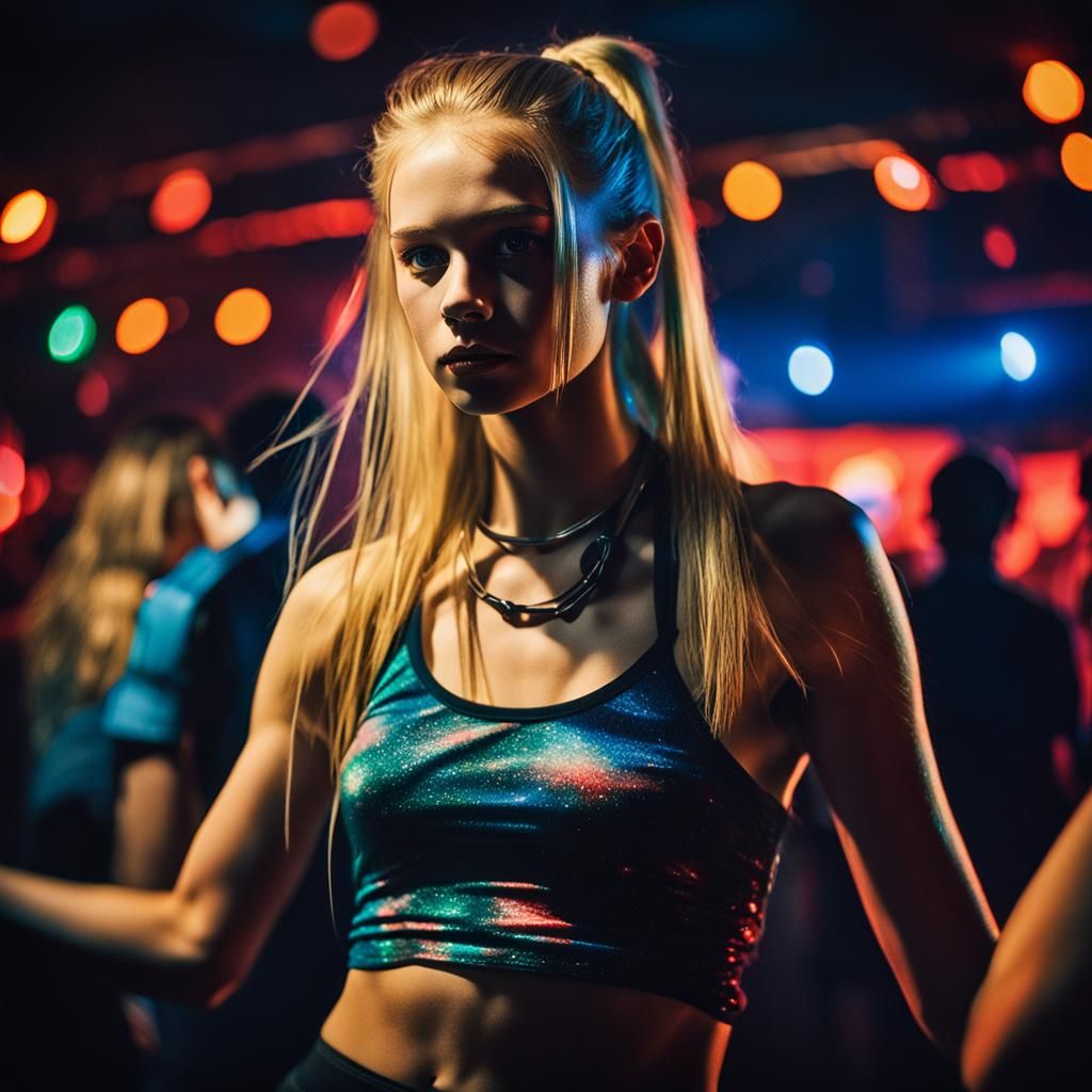 Nightclub Dancer Portrait in Fine Art Photography Style