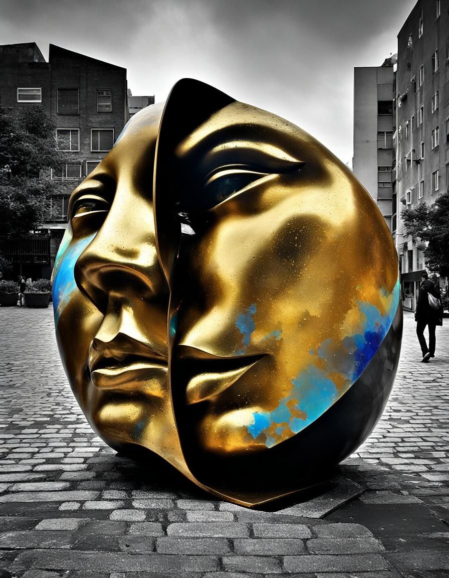 Cryogenic Metallic Dreamscape Inspired by Brutalist Photogra...