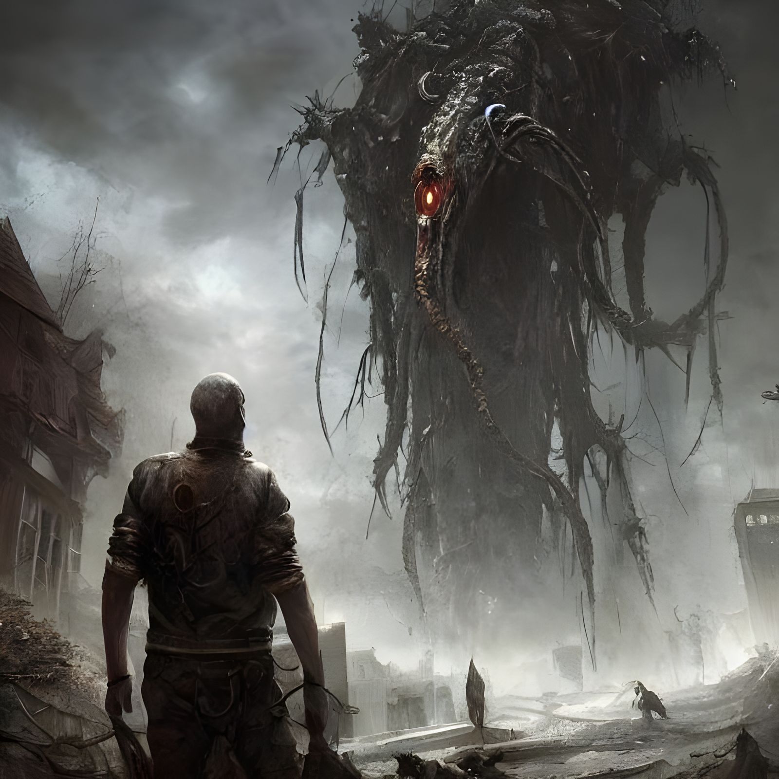 Post-Apocalyptic World Ruined by Lovecraftian God