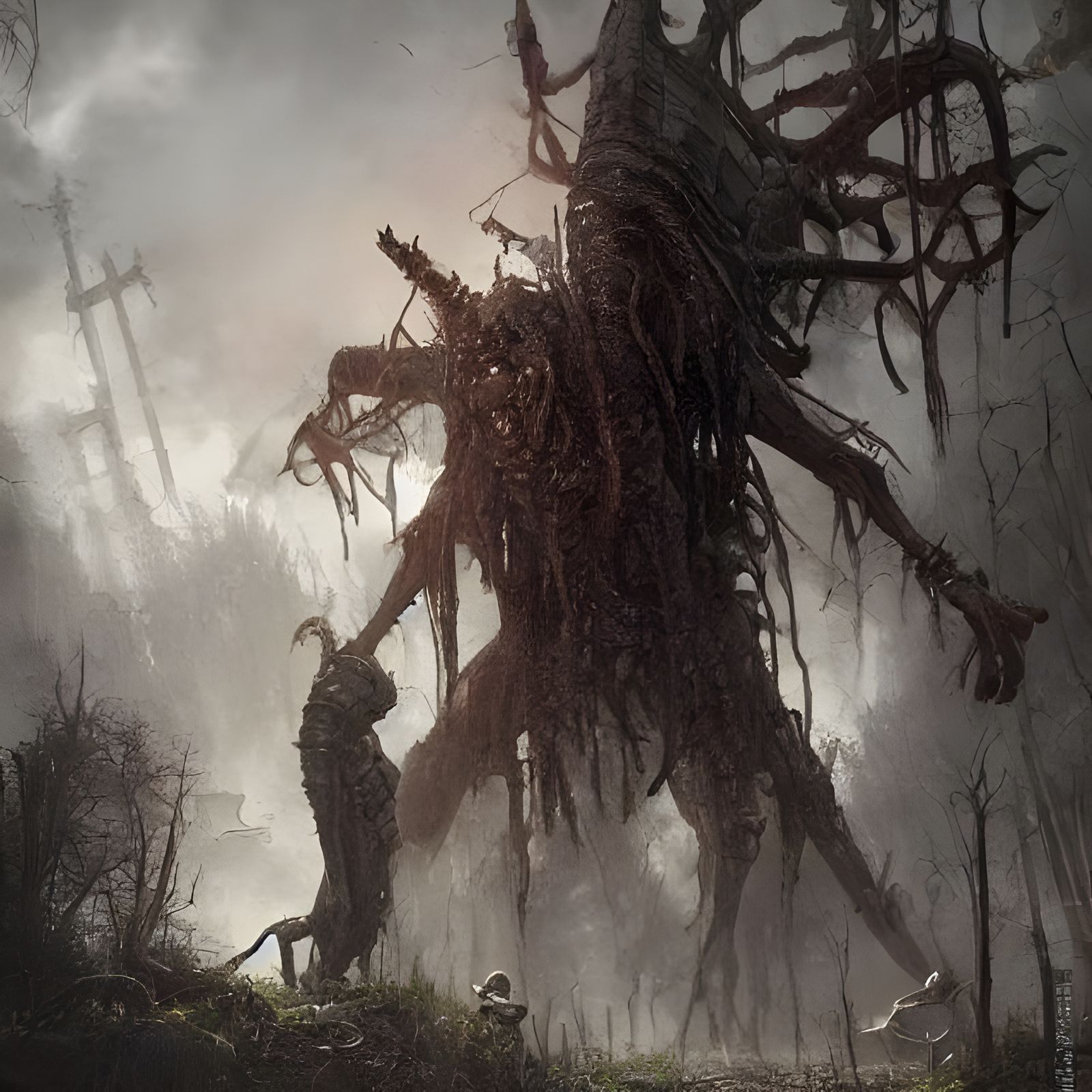 Dark Post-Apocalyptic World Ruined by Elder God