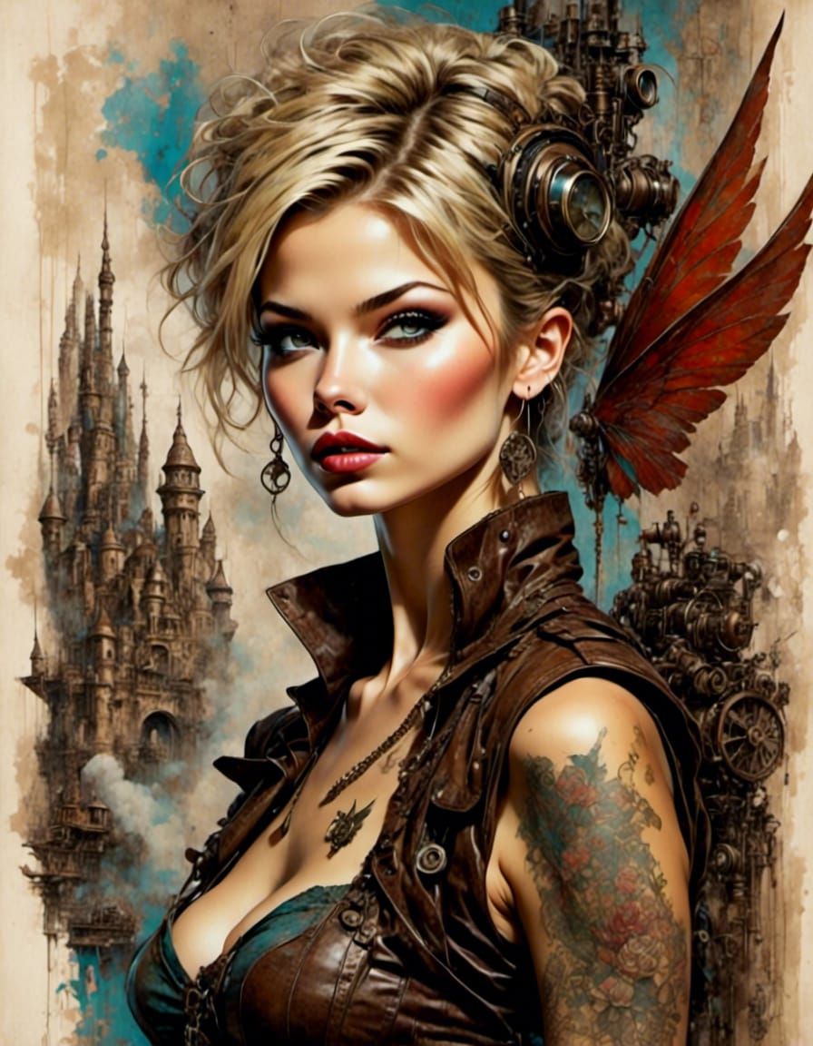 The Punkerbells: Robinia (Three Strange Fairy Sisters)