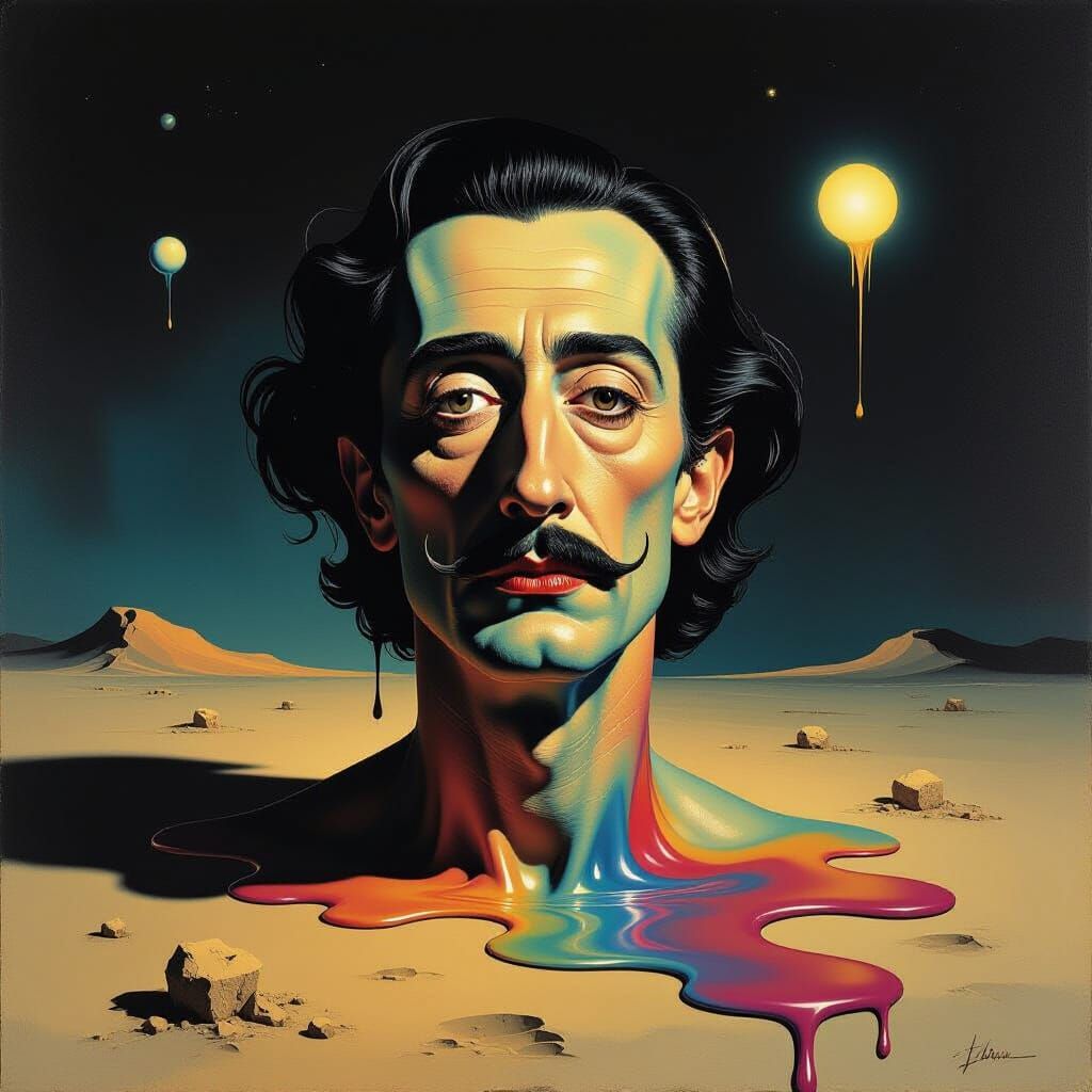 Surrealist Masterpiece: Art Made Flesh in Dali Style