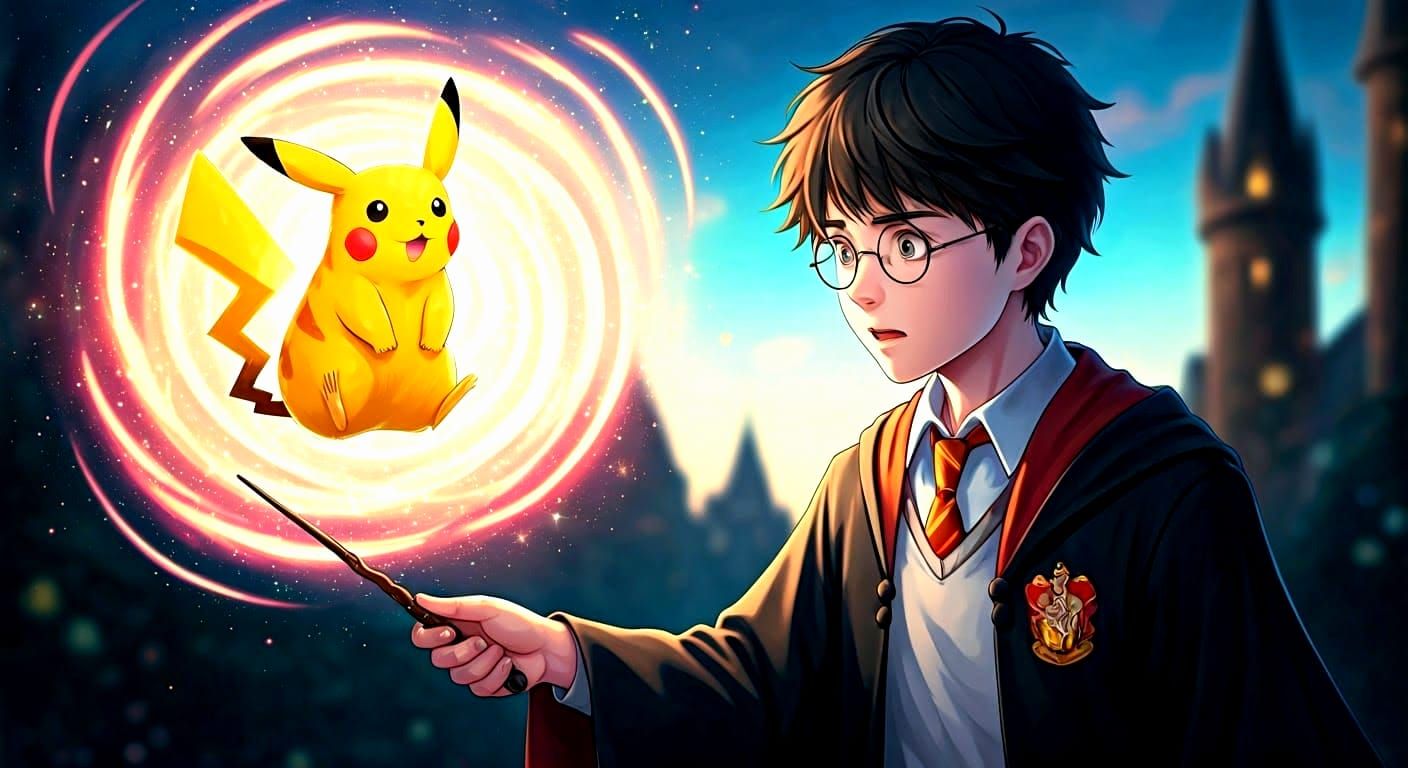 Harry Potter Transforms Rat into Pikachu in Stunning Magical...