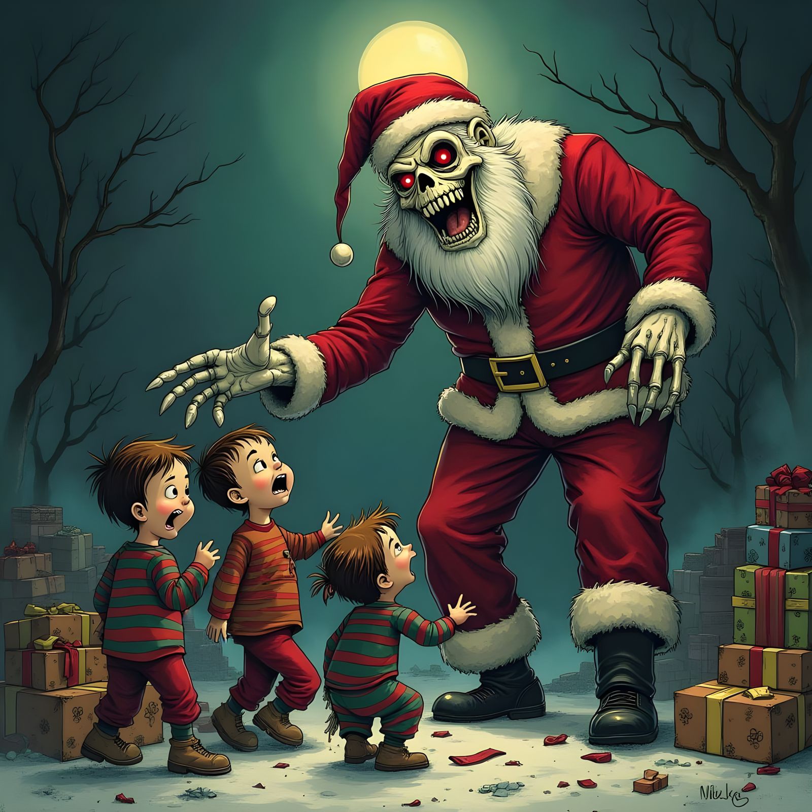 You should have stayed sleeping....