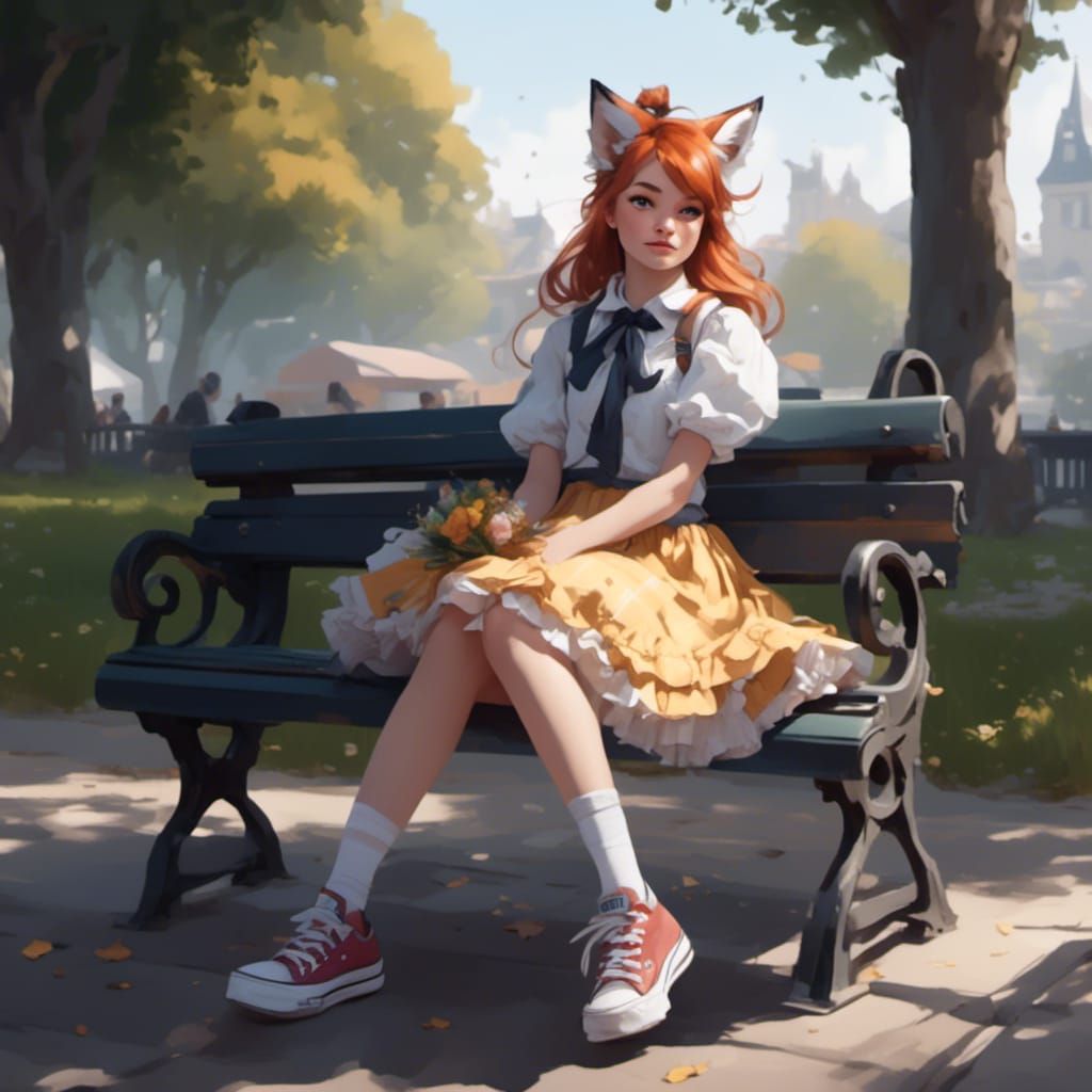 Vixen: "There's a butterfly on my head, isn't there?"