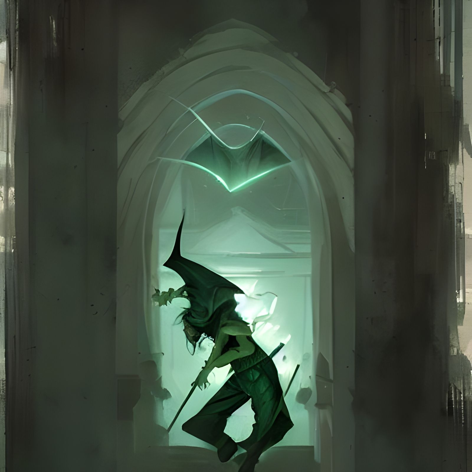 Sinister Slytherin Artwork in Fantasy Style