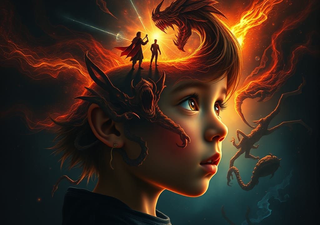 Child's Mind: Fear and Hope in Surreal Style