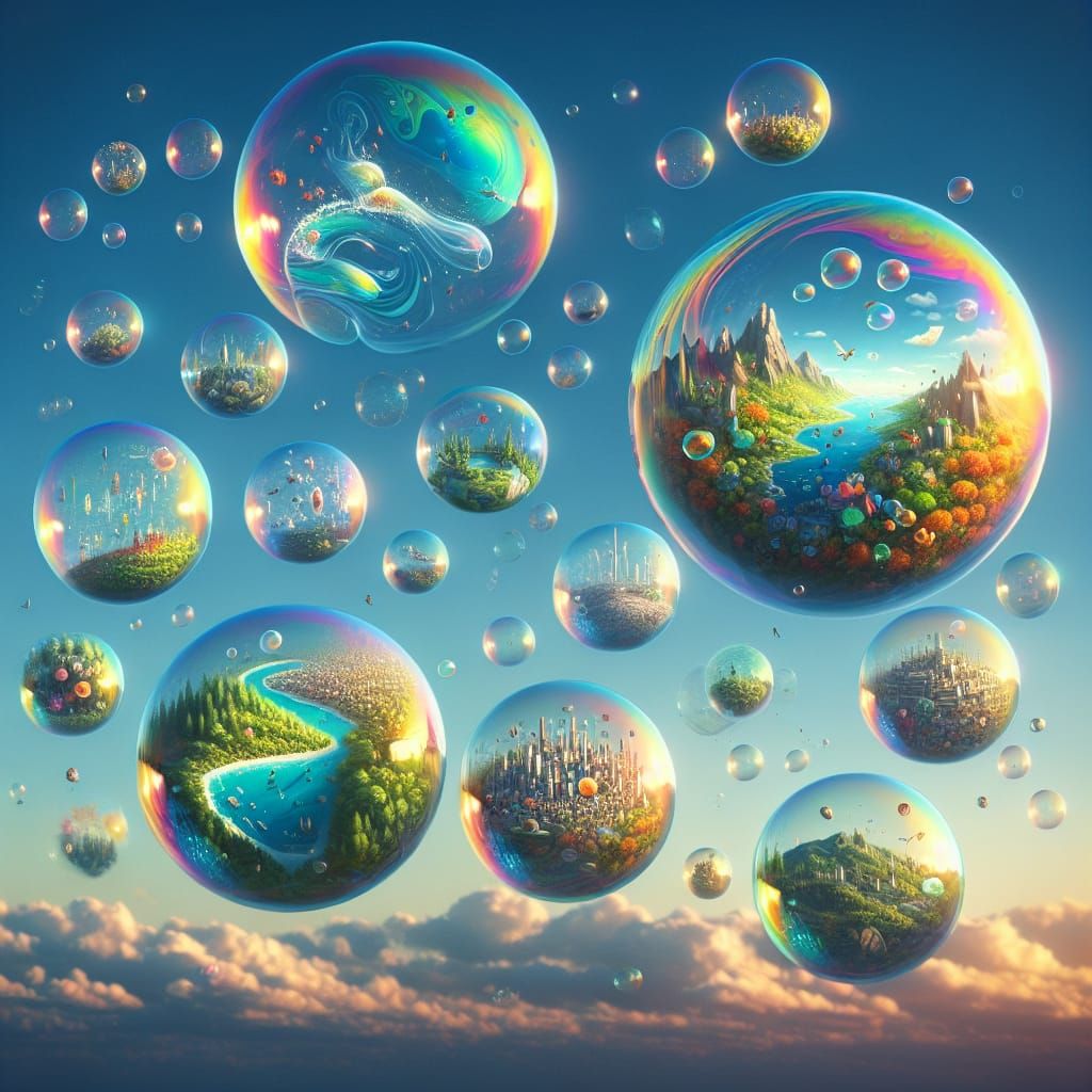 Floating Bubble Worlds: Fantastical Ecosystems in the Sky