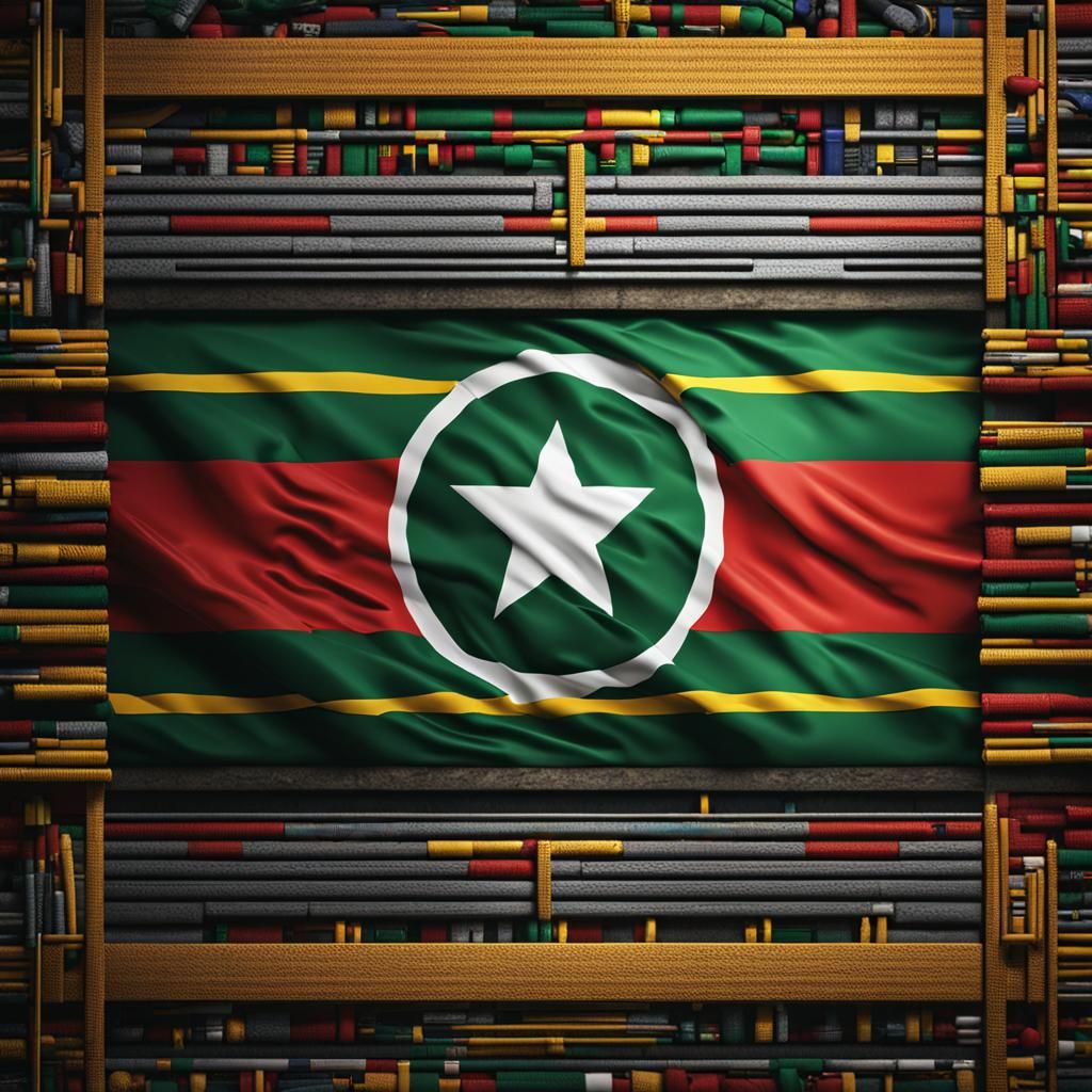 Futuristic Flag Design for African Nation