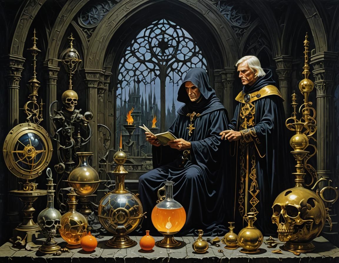 Gothic Alchemist's Dark Fantasy Magic