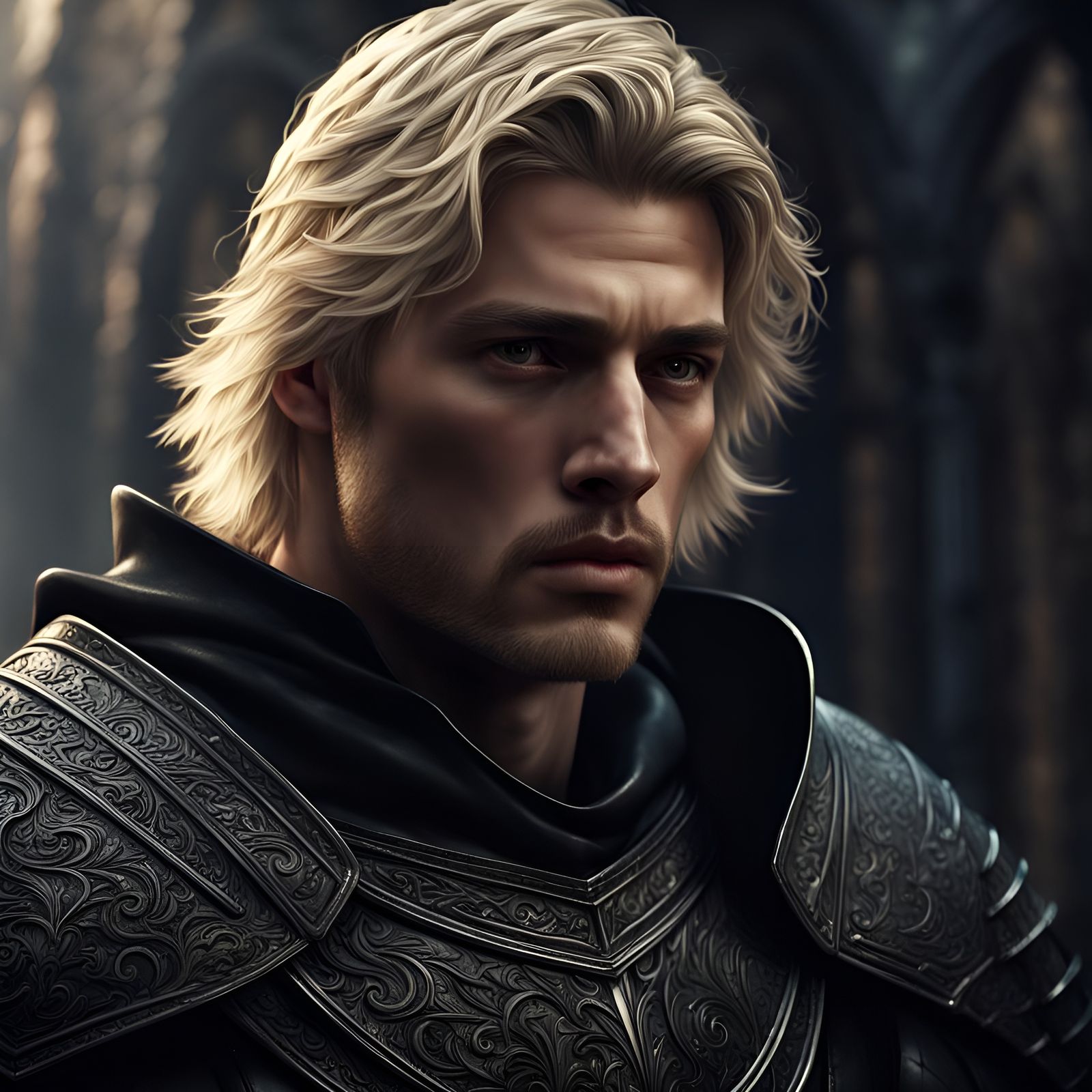 Young Medieval Knight