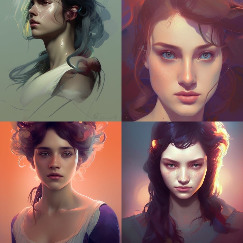 Soulmate Portrait in Dynamic Lighting