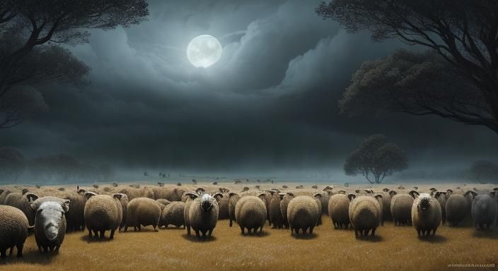 Werewolf in Sheep's Clothing: Digital Matte Painting