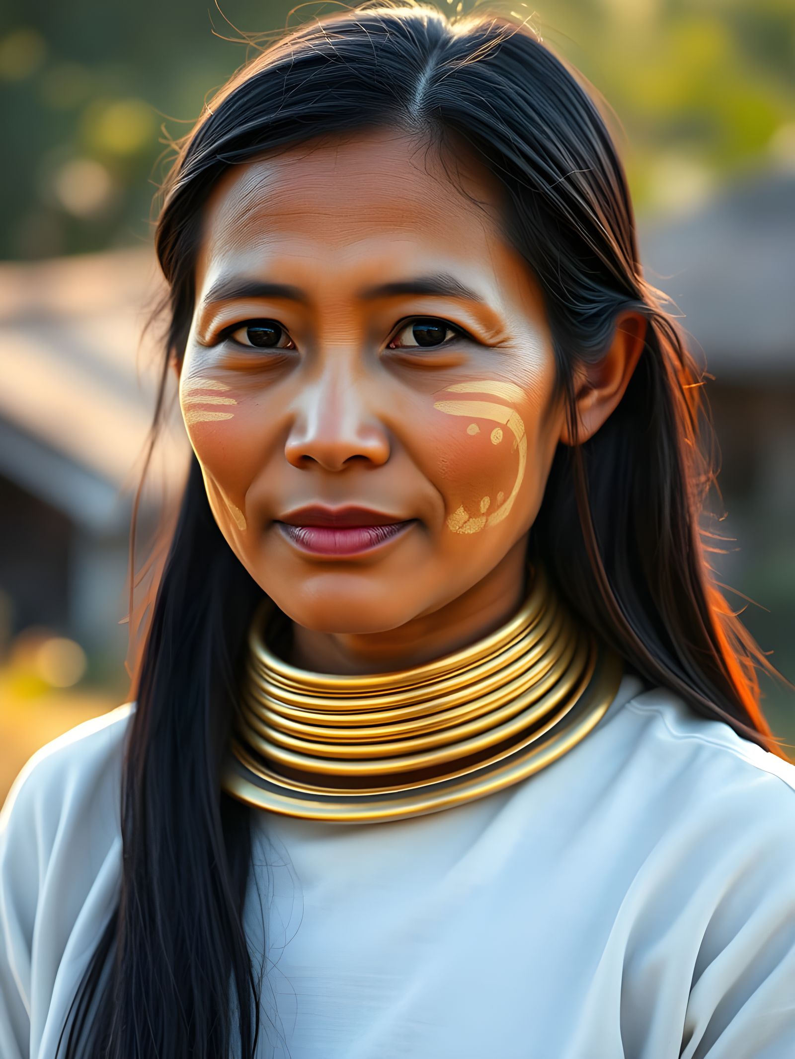 Karen Padaung Woman in Morning Light