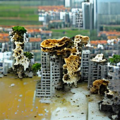 Fungal City: A Ruined Metropolis Reclaimed by Nature