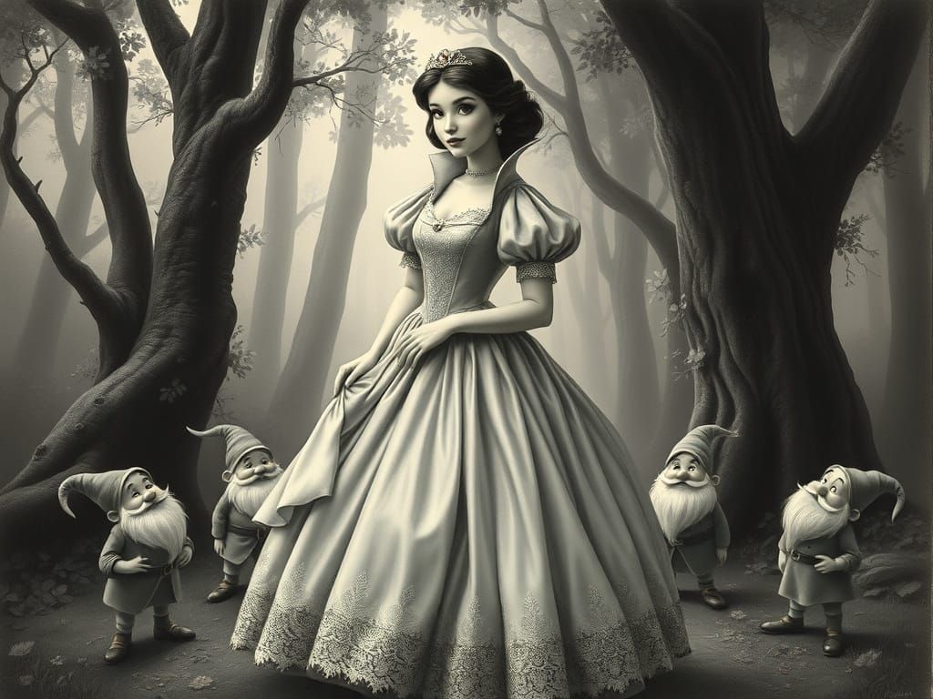 Snow White and the seven dwarfs 1