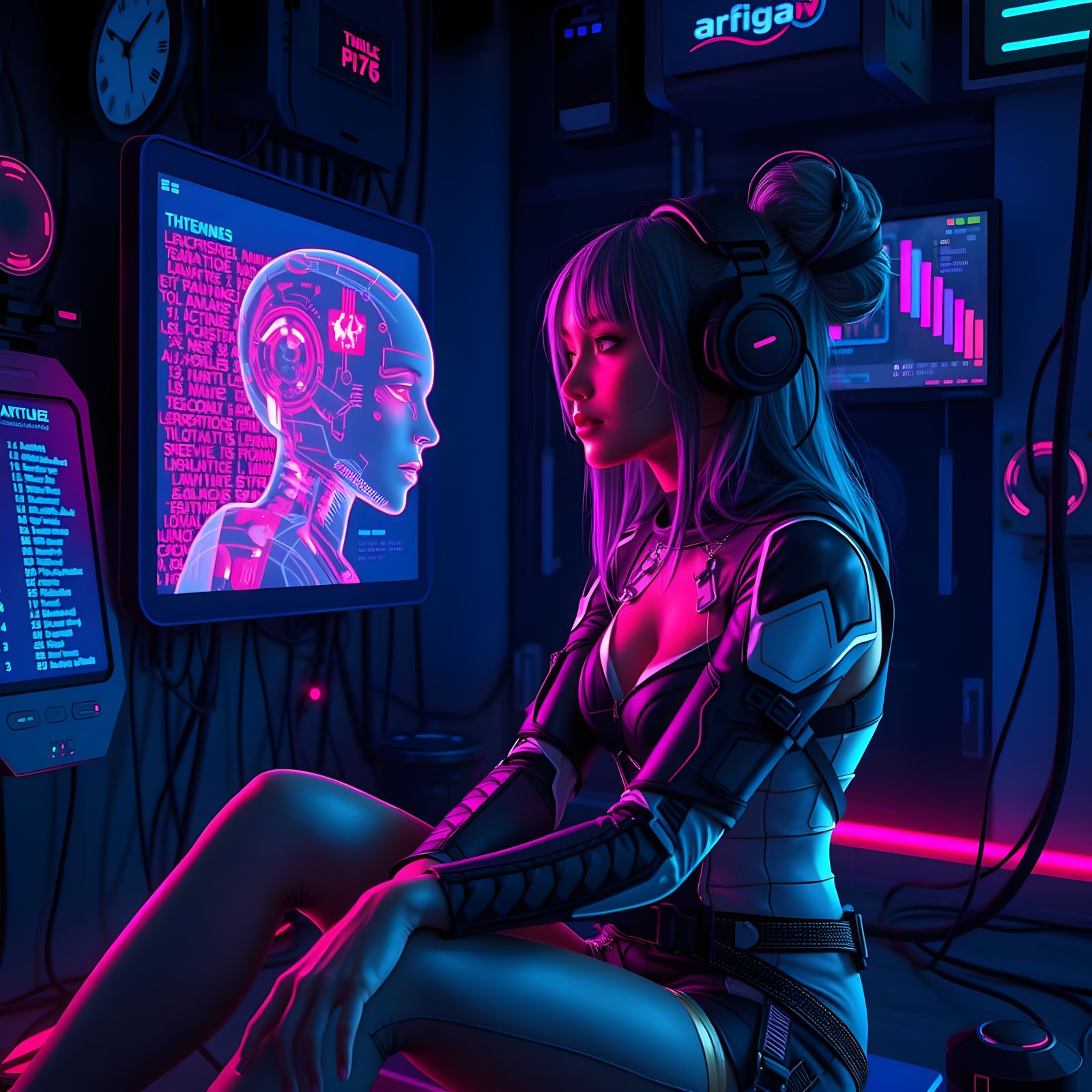 Girlfriend's Hypnotic Code Transforms Her into a Digital Bei...