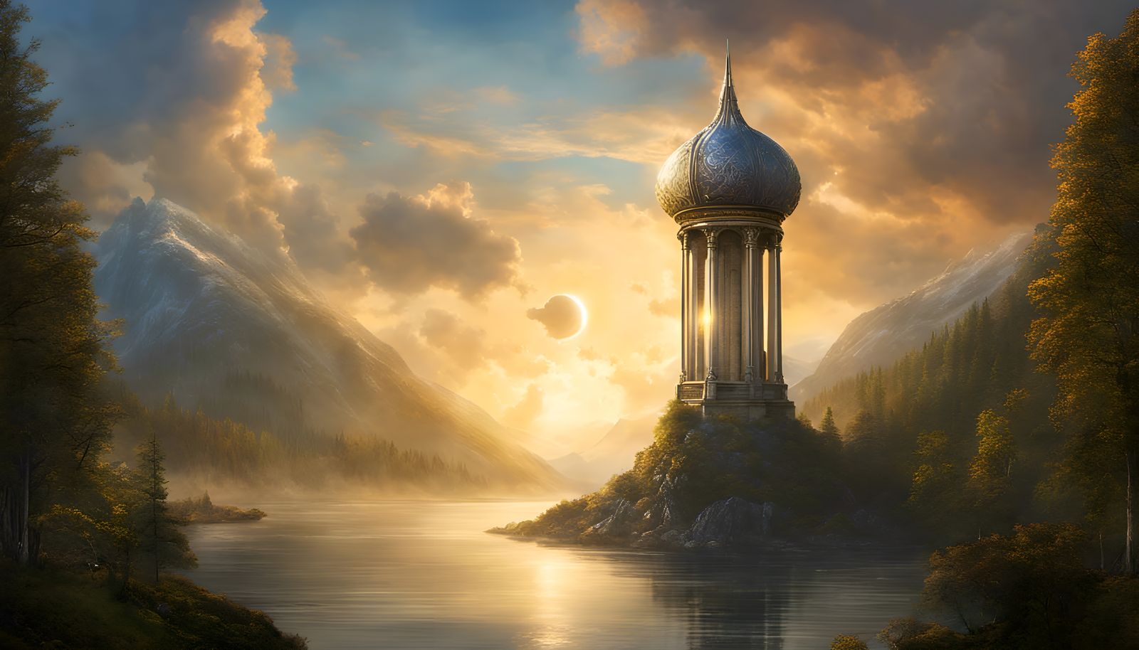 Elven Tower (wallpaper)