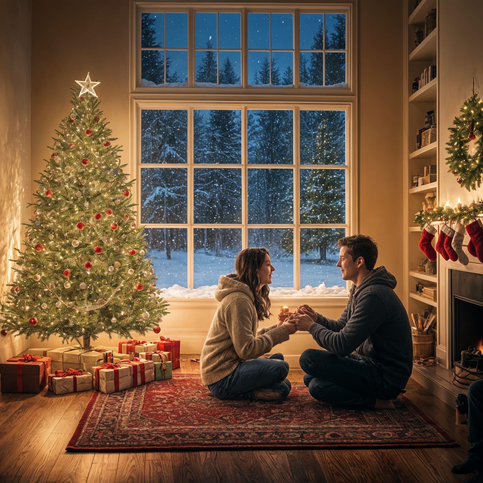 Cozy Winter Wonderland Scene