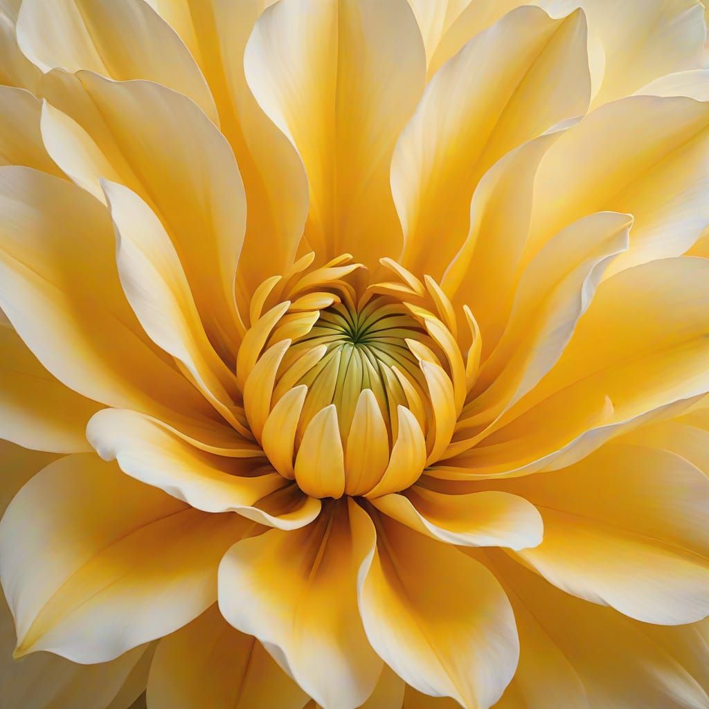 Floral Mouth Inspired by Abstract Expressionism