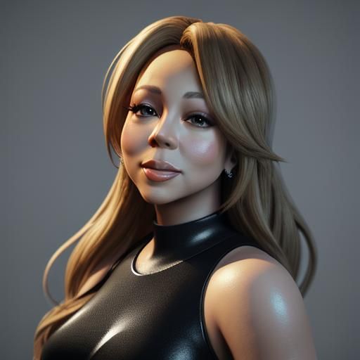 Mariah Carey 3D Render: Artstation Trend
