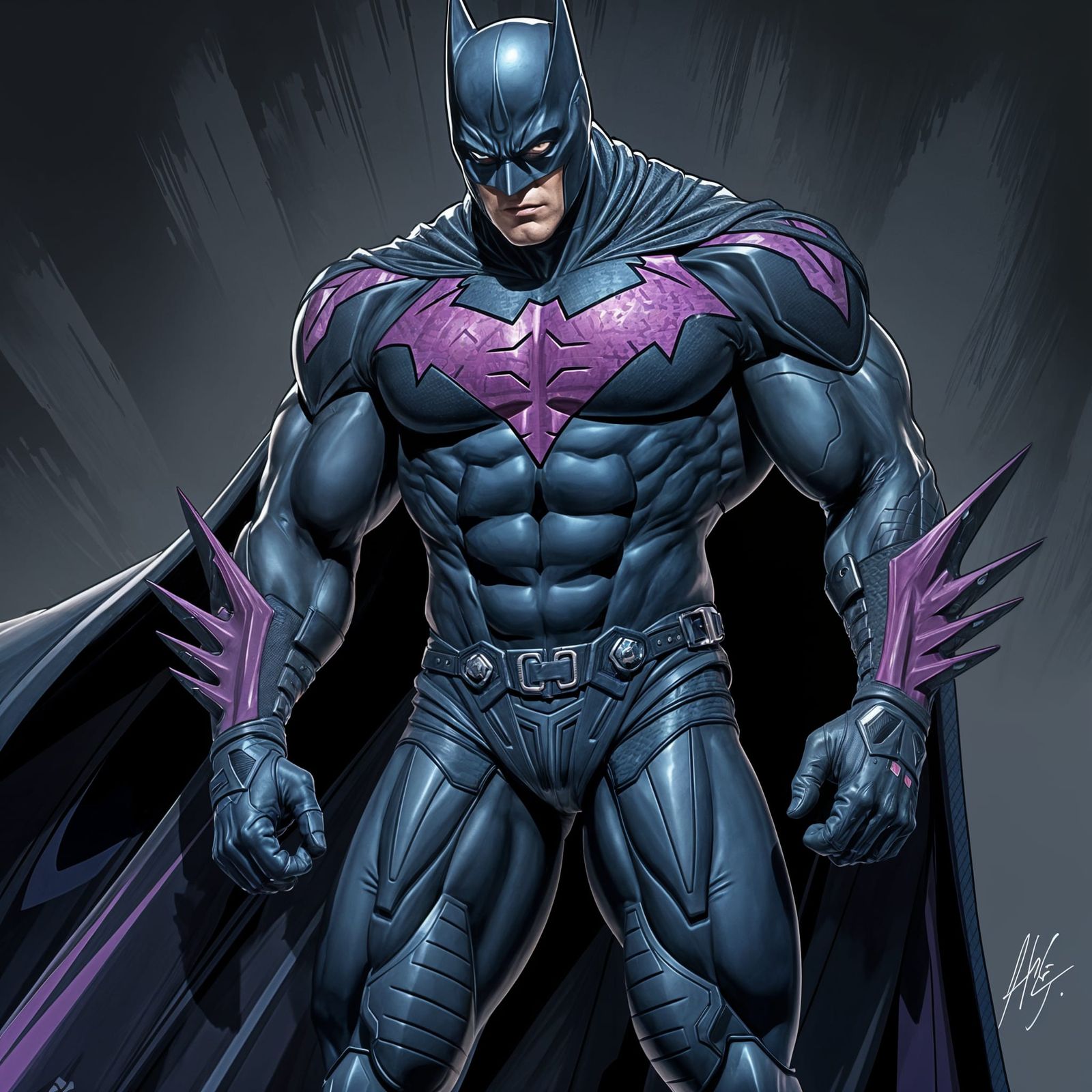 Batman in Dynamic Action Pose