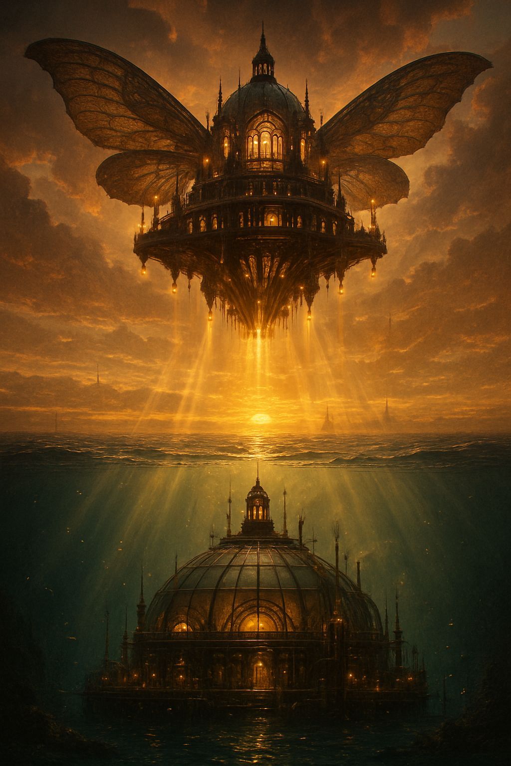 The Reverendmothership Descends Towards Underwater Rebels