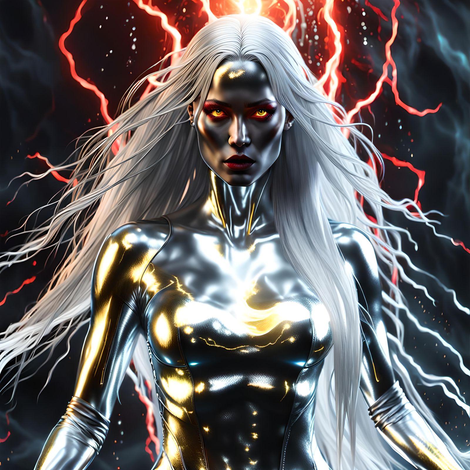 Ethereal Dimension Female in Hyper-Realistic 3D