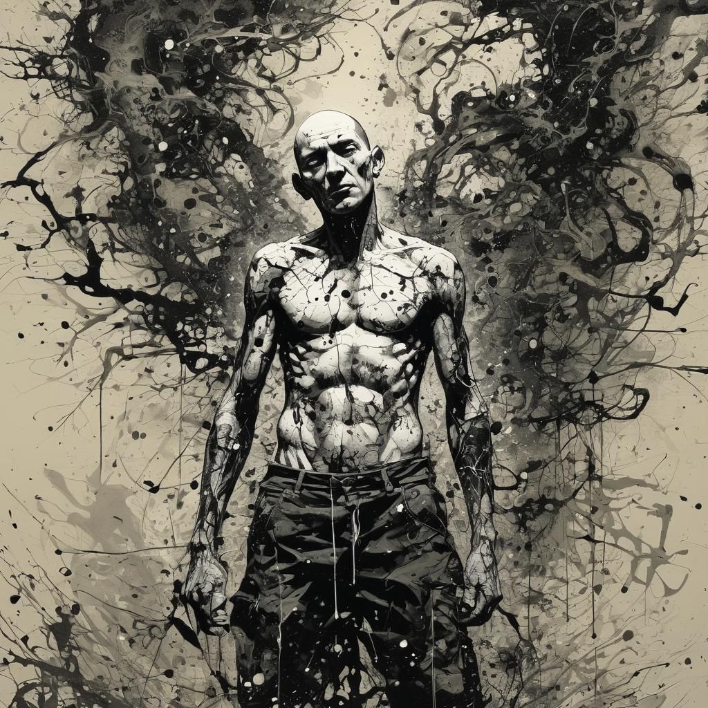 Fantasycore Ink Art: Stagnant Mind